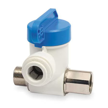 John Guest Asvpp6 Adapter, 1/2X3/8 In, 3/8 In Tube, 150 Psi