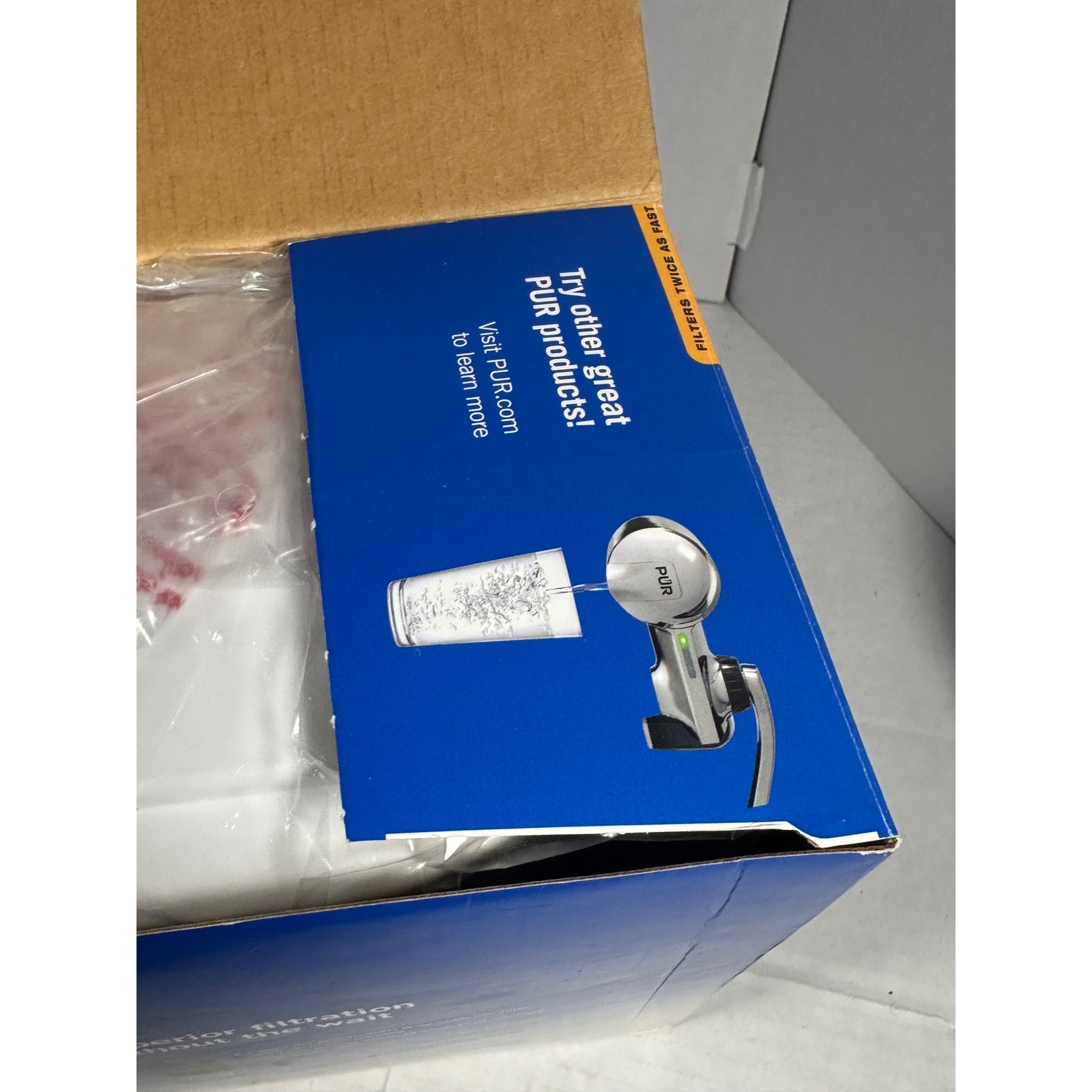 PUR Ultimate30 Cup Water Filter Dispenser MAXION Blue White DS1800Z NEW Open BOX