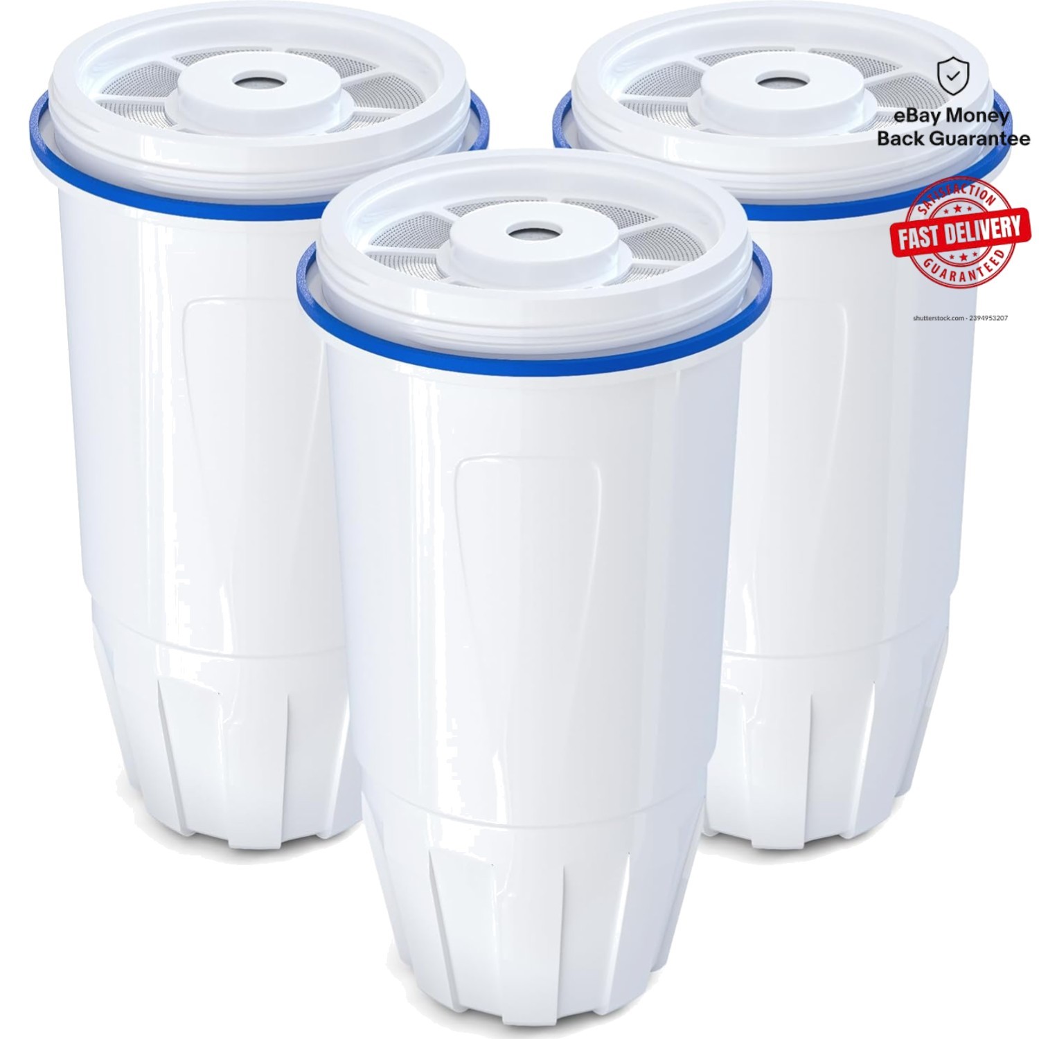 Multi-Stage Carbon Fiber Filters for Zero Pitcher – Pack of 3 – Fast Filtration