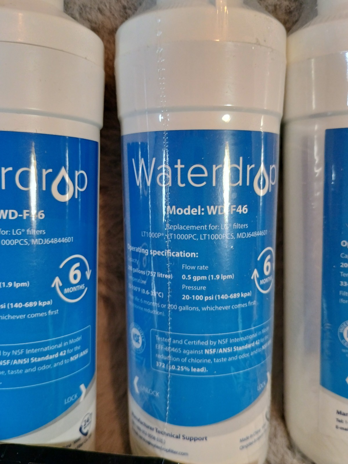 waterdrop replacement filter Model: WD-F46