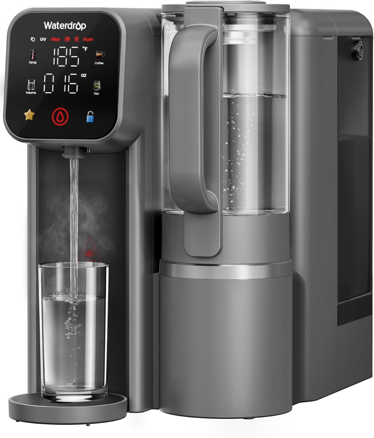 Waterdrop M6H Instant Hot Reverse Osmosis System Countertop Water Filter 7-Stage