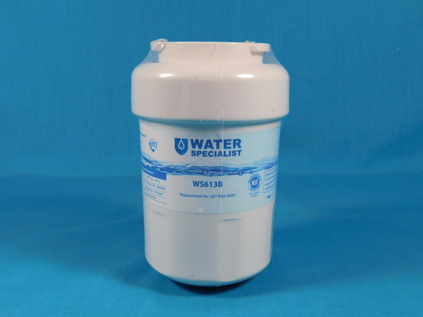 GE~HOTPOINT~SEARS REFRIGERATOR WATER FILTER NO.WS613B PKG OF THREE 300 GALLONS