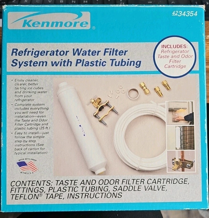 Sears WaterWorks Refrigerator Water Filter System 4234354 Open Box See Pics