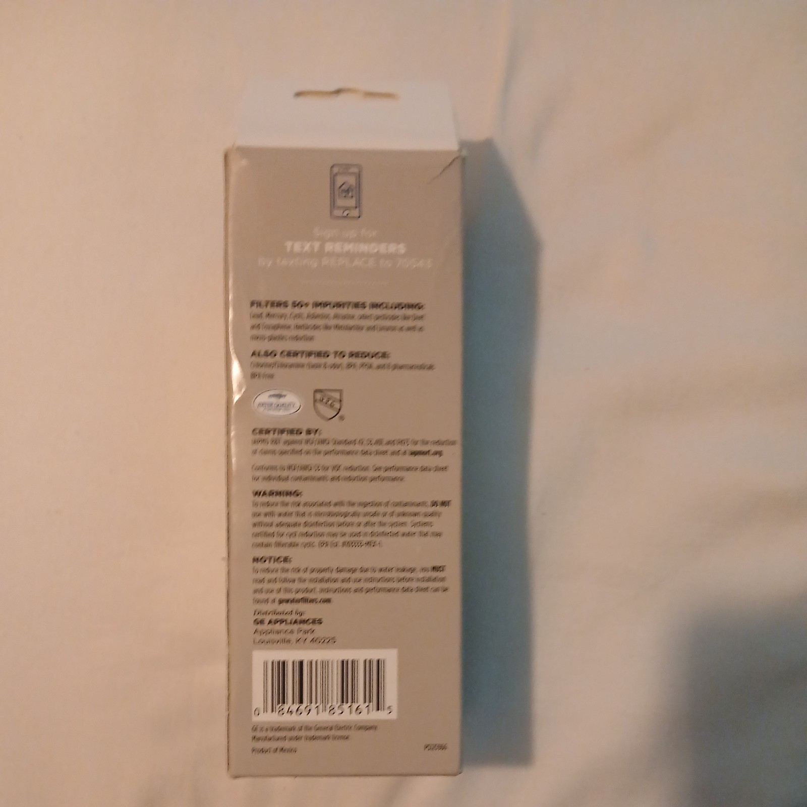 NIB Sealed GE Appliances XWFE Refrigerator Water Filter – White