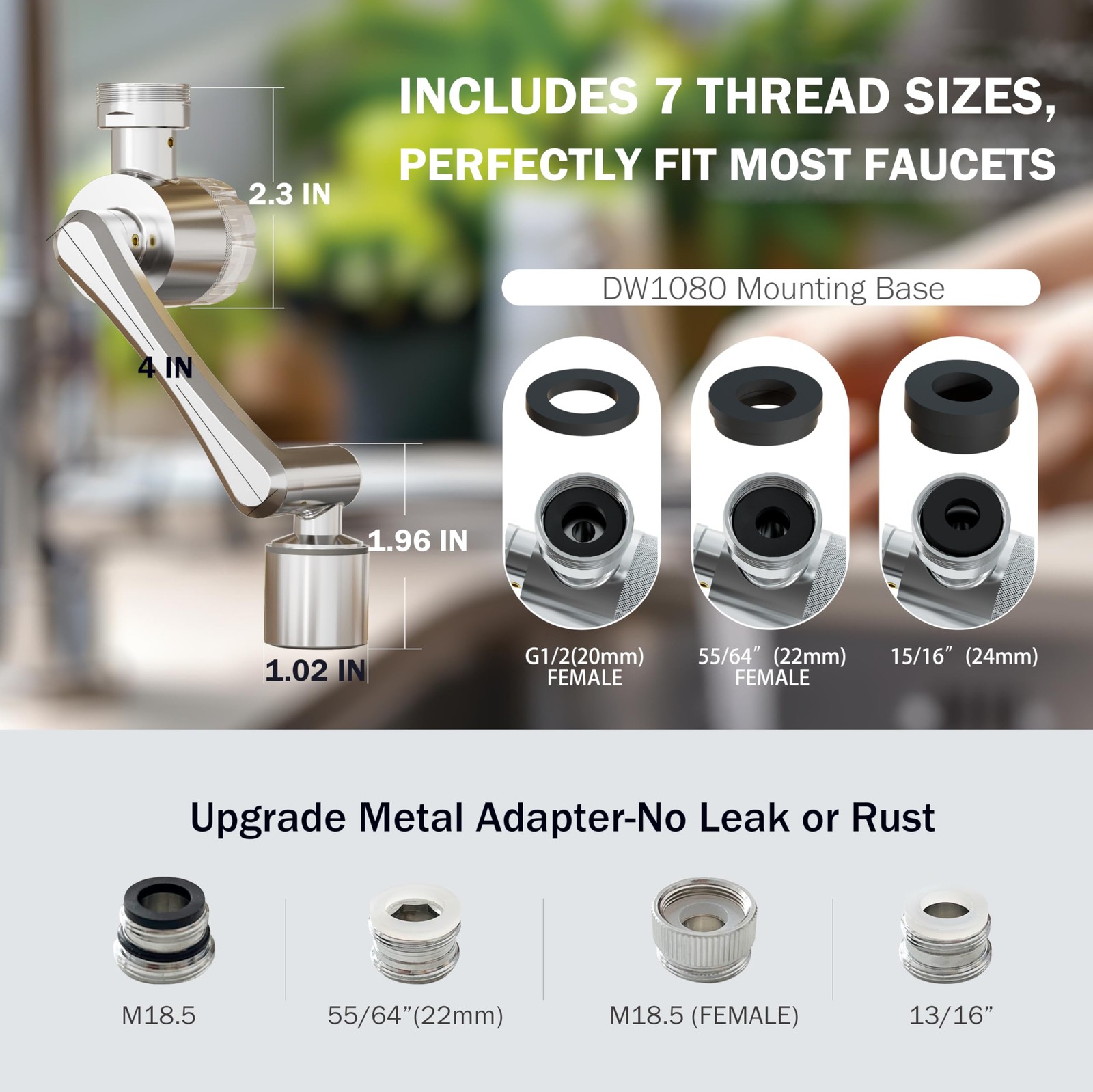 Faucet Filter Replacement, 8pcs Carbon Fiber