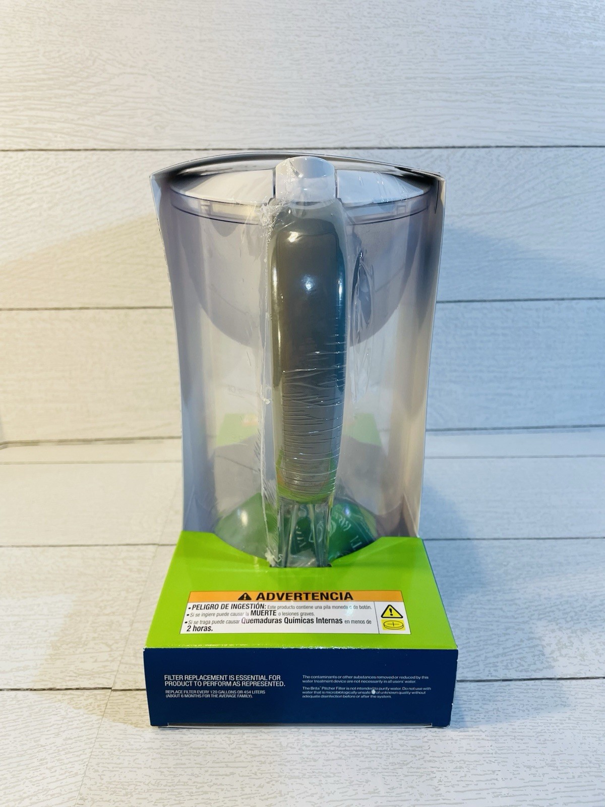 Brita Large 10 Cup Water Filter Pitcher W/ Brita Elite Filter White NEW SEALED