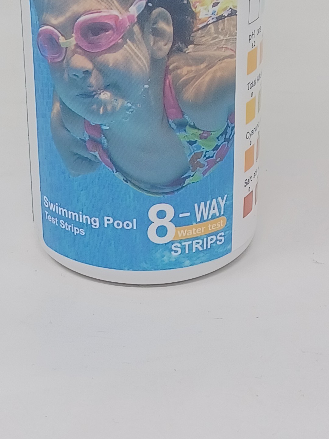 1 Newpol 8-in-1 Pool Test Strips, 100 Strips Water Testing for Swimming Pool