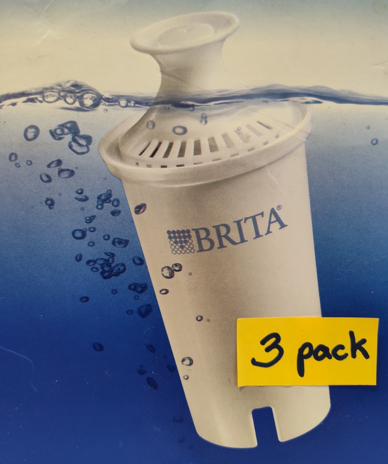 Brita Water Pitcher*Replacement Filters*3 Pack*Sealed*