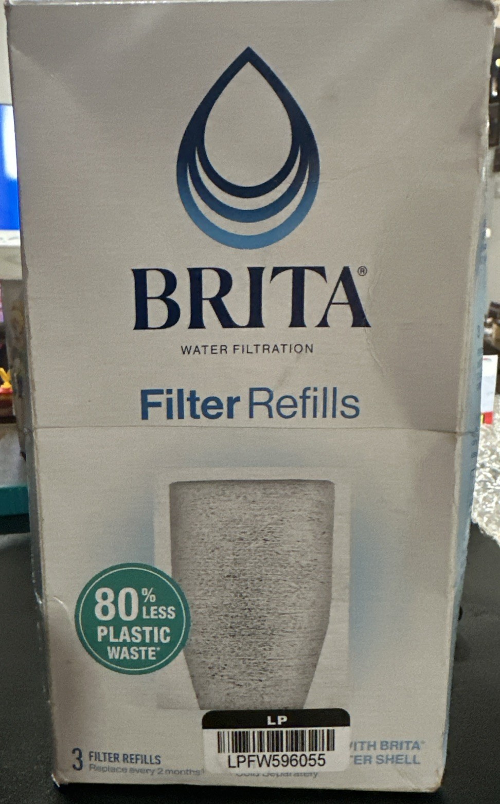 Brita Refillable Water Filter Refills, 3 Count