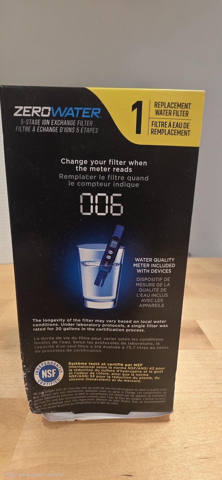 ZeroWater Brita Maxtra+ Replacement Water Filter 5 Stage White Plastic Cartridge