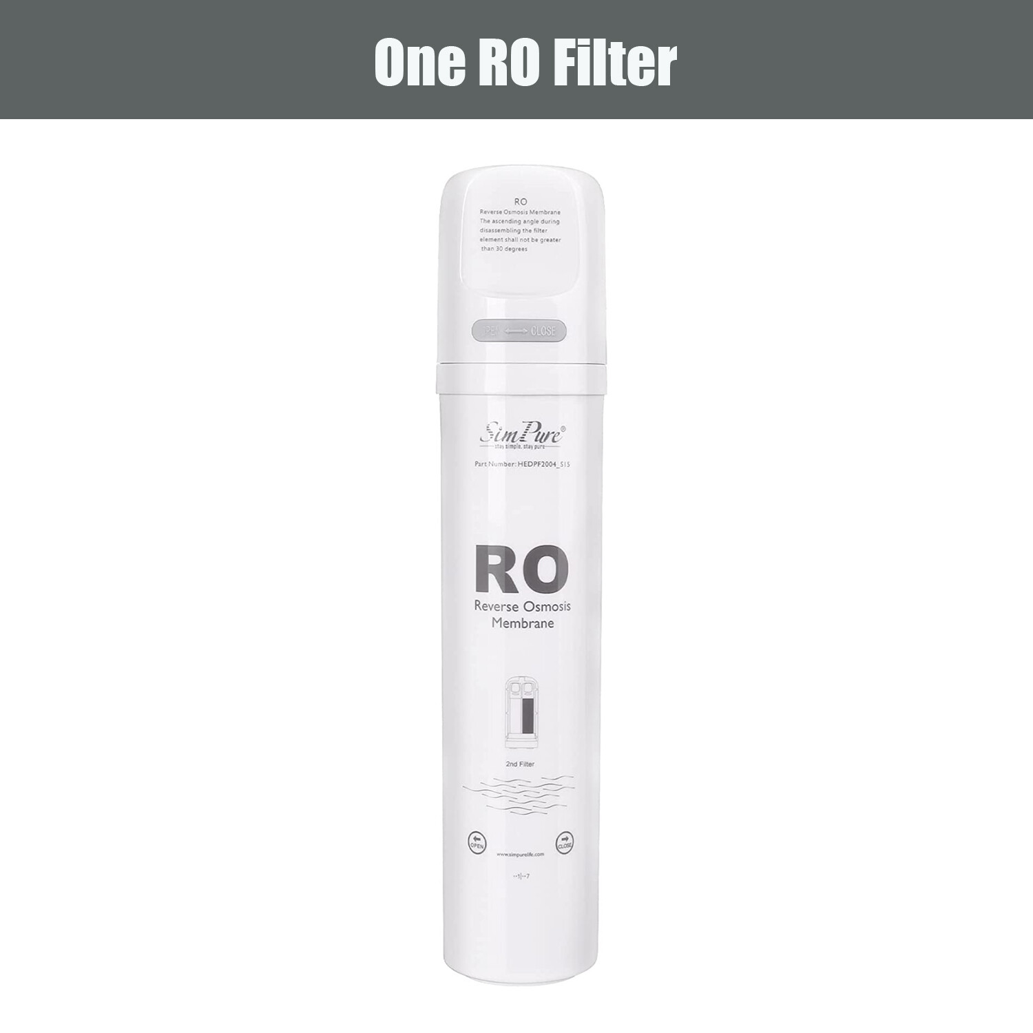SimPure CF RO Filter Replacement Cartridge For WP1-100 RO Water Filter System