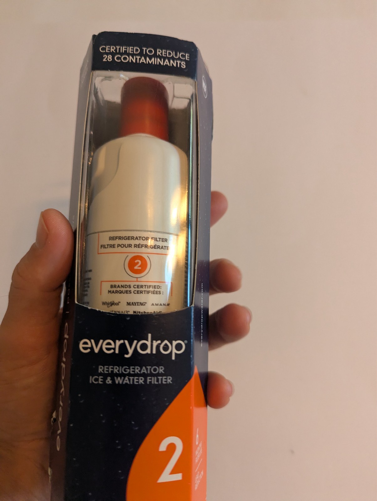EveryDrop #2 Ice & Water Refrigerator Filter ΕDR2RXD1 Orange