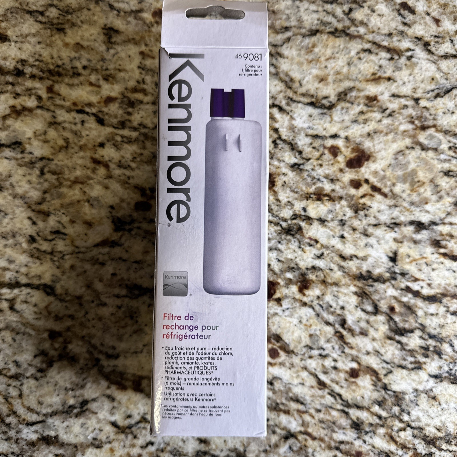 Kenmore 469081 Refrigerator Water Filter – White