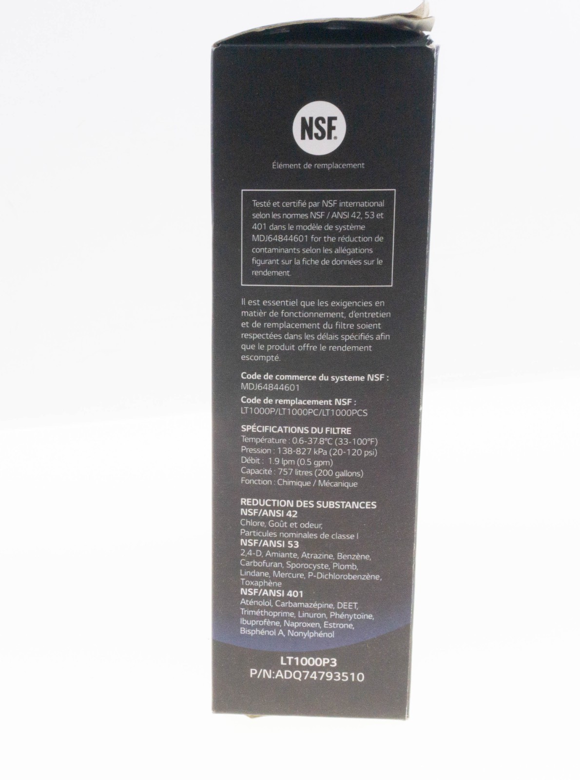 GENUINE OEM Water Filter LG LT1000P3 – 3 Pack New in Box ADQ747935 NIB SEALED