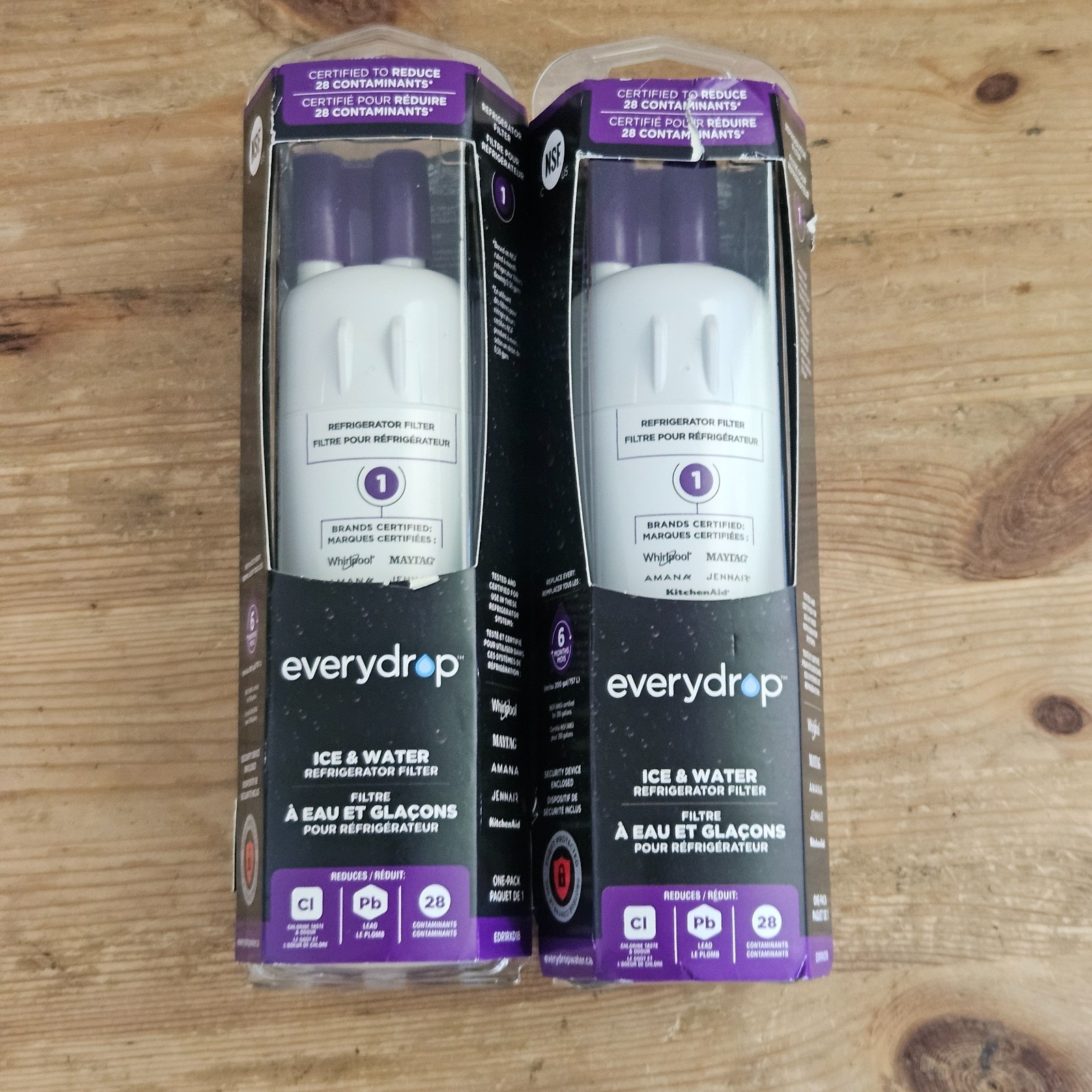 2x everydrop Ice & Water Refrigerator Filter (Lot of 2) New/Sealed