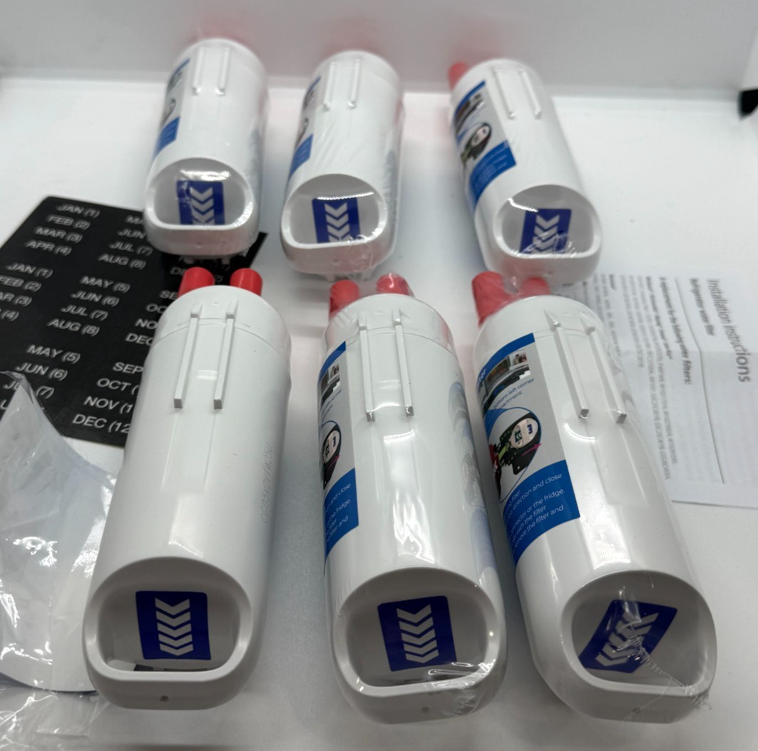 Waterdrop Refrigerator WD-F38 Filter, 6 Pack New Sealed