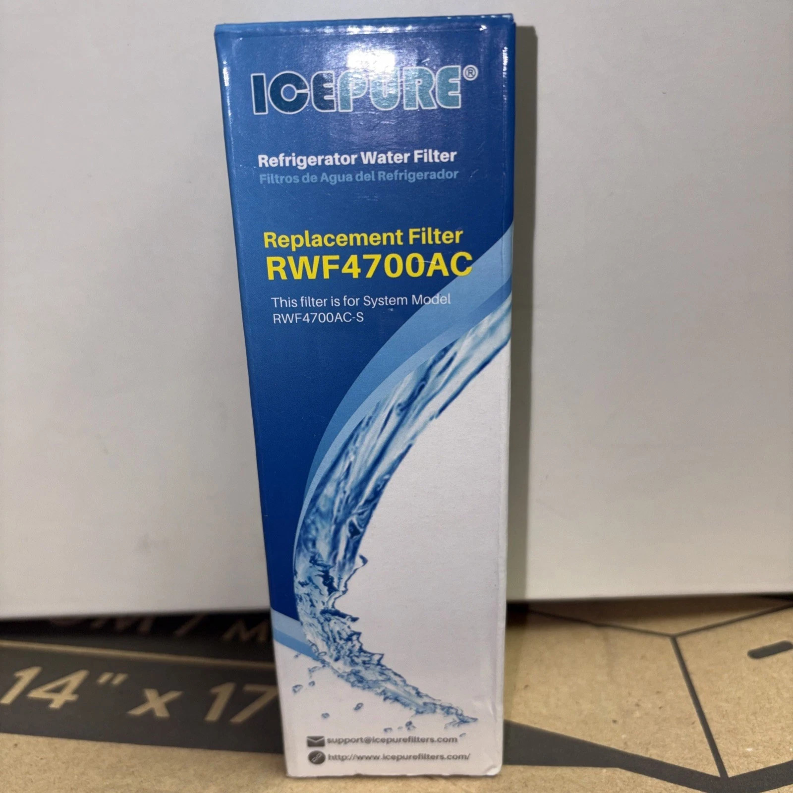 ICEPURE RWF4700AC Replacement Refrigerator Water Filter For LG/Kenmore