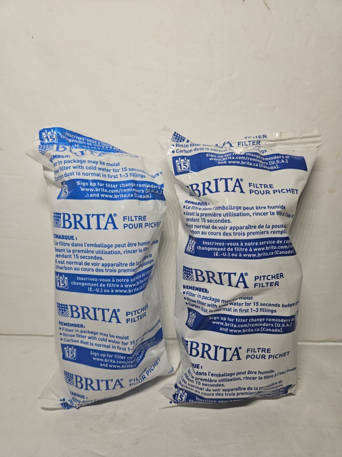 NEW 2 Count Brita Water Filter Pitcher Replacement Filters Factory Sealed