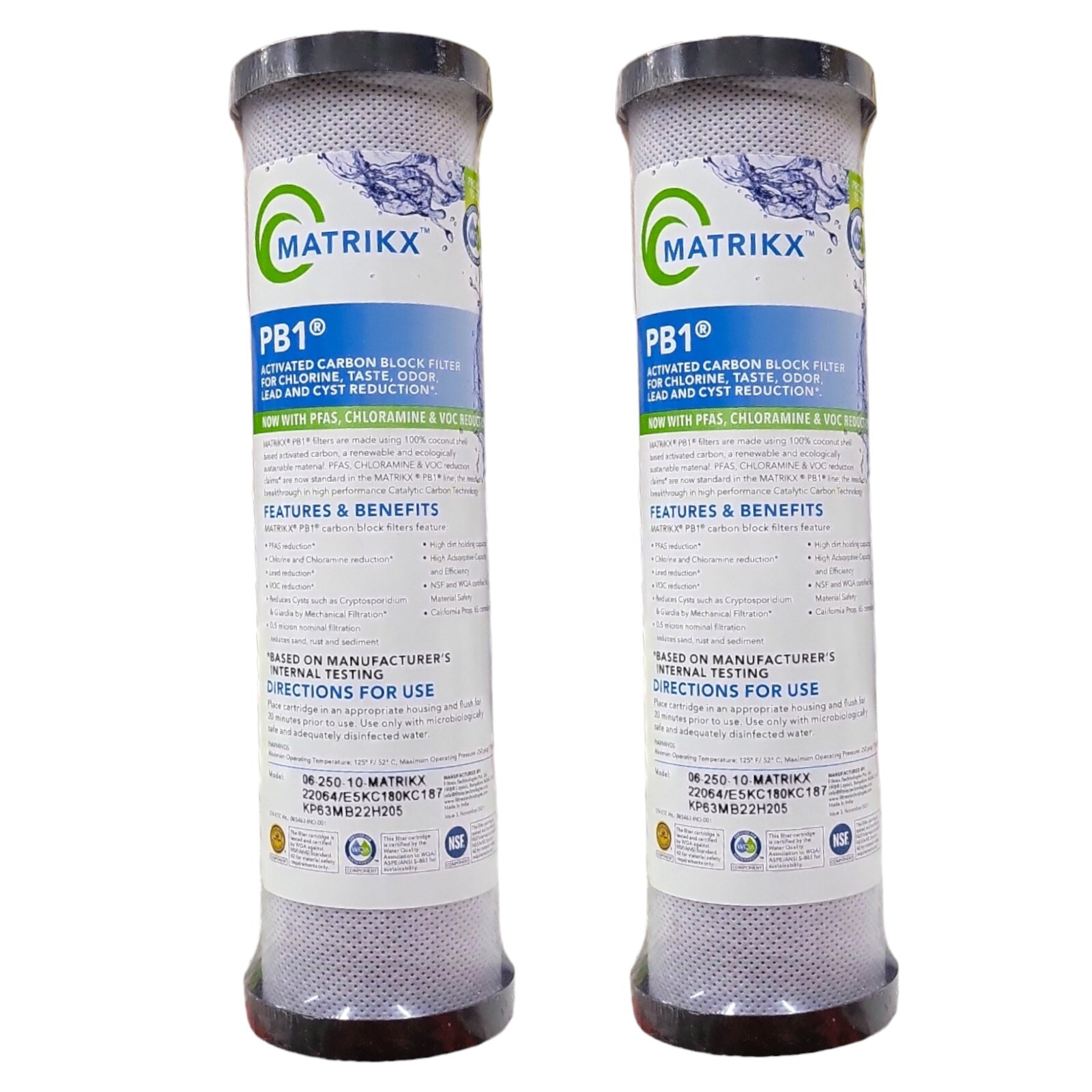 Matrikx 06-250-10-MATRIKX ( 2 pack ) pb1 0.5-Micron 2.5″ X 10″ CTO/Cyst/Lead ,