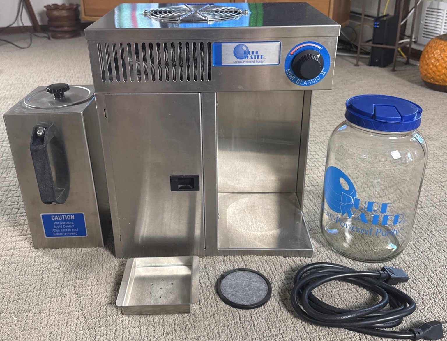 Pure Water Mini Classic II 2 Water Distiller Steam Purifier Complete Tested