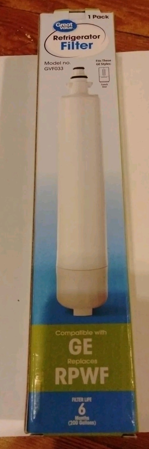 Great Value Refrigerator Replacement Filter New