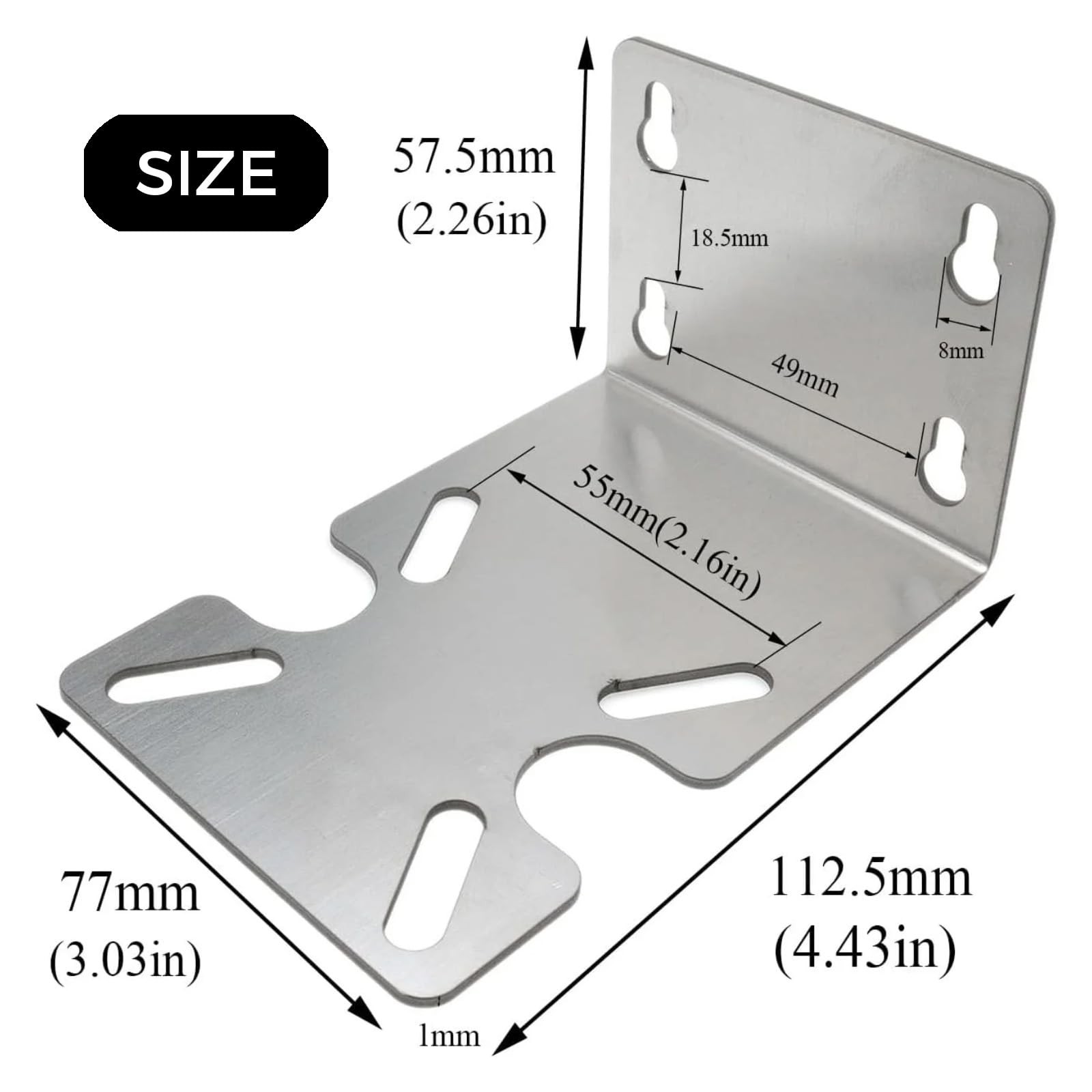 2PCS Stainless steel 10″ and 20″ Water Filter Housing bracket，Water Filter Ho…