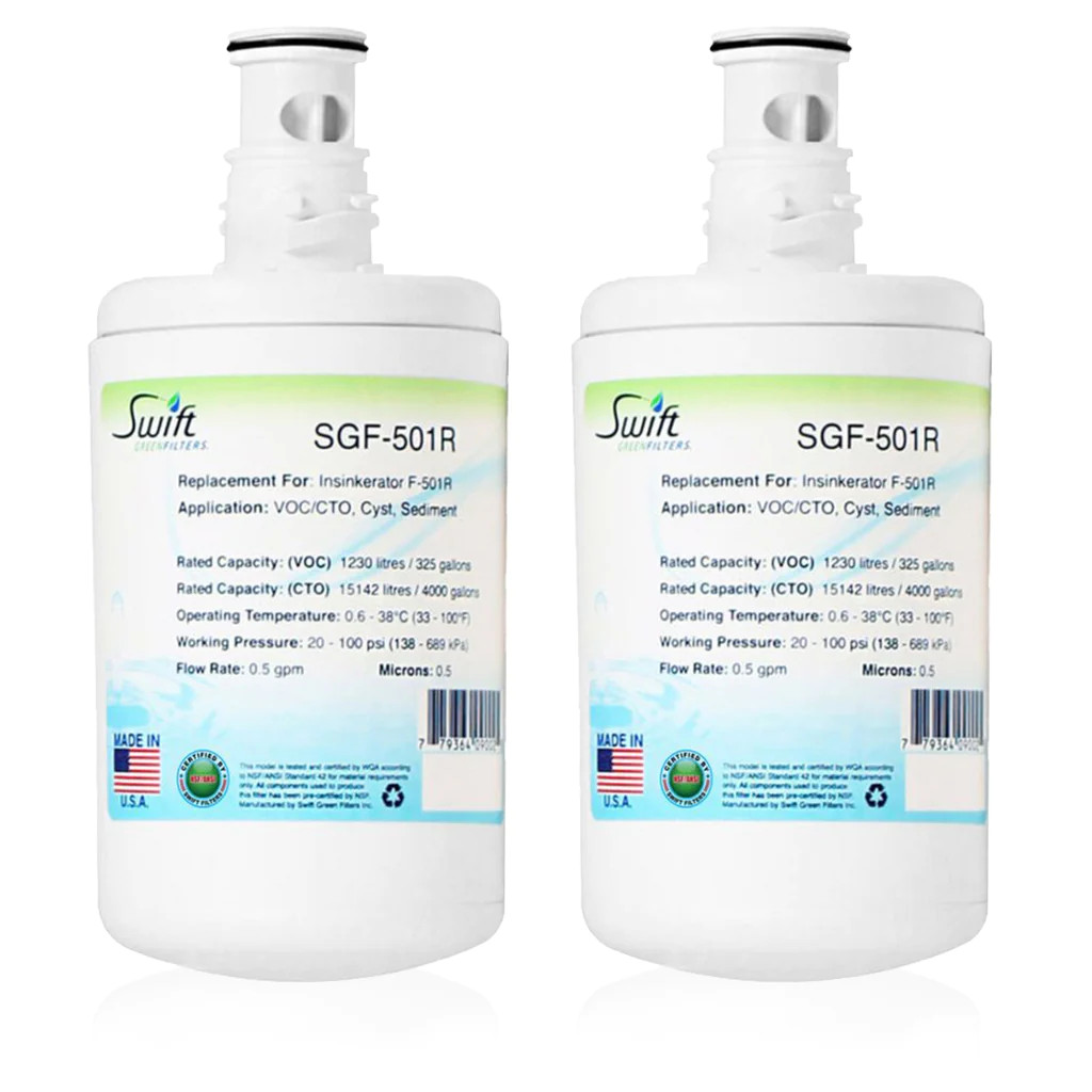 Swift Green Filters SGF-501R replacement for Insinkerator F-501R Water Filter
