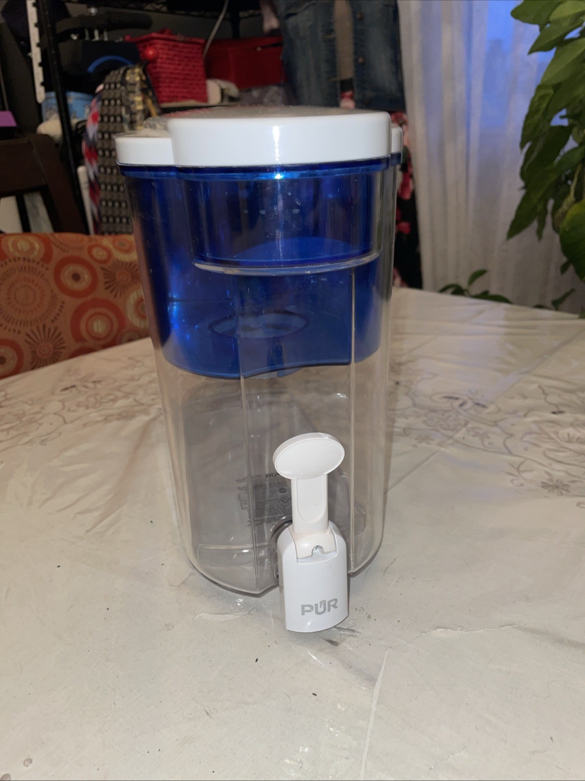 PUR Classic 30-Cup Water Dispenser Filtration System – Blue/White