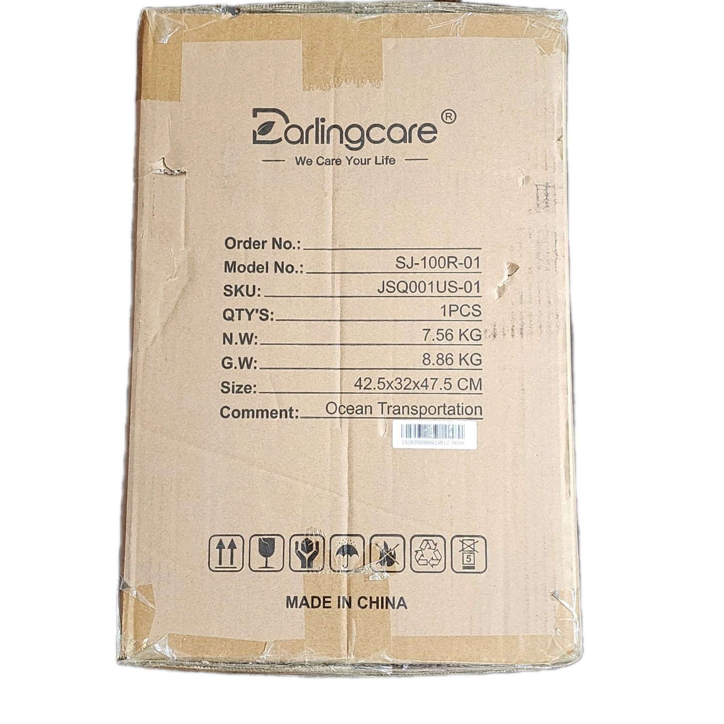 Darlingcare Electric SJ-100R-01 Reverse Osmosis Counter Water Filtration System