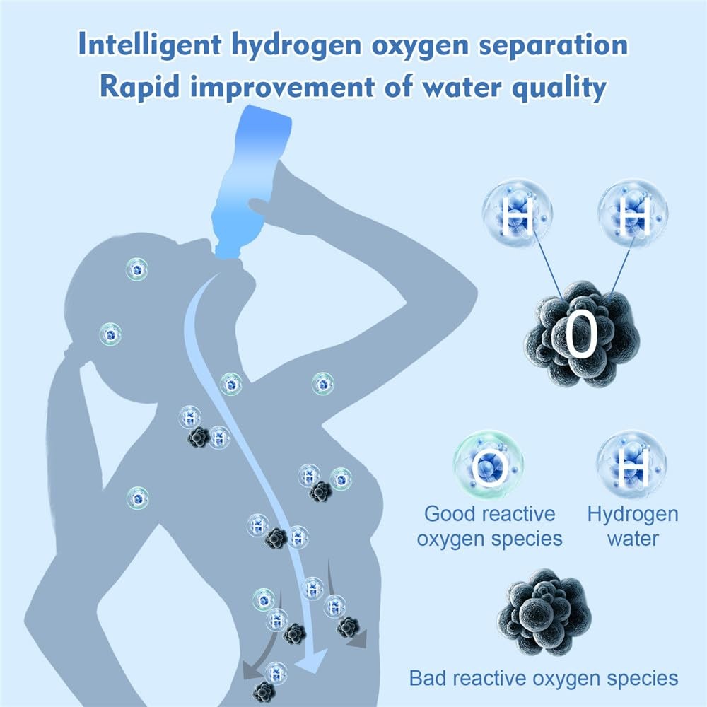 Hydrogen Water Machine Generator 2L Water Ionizer Generator Machine Kettle US