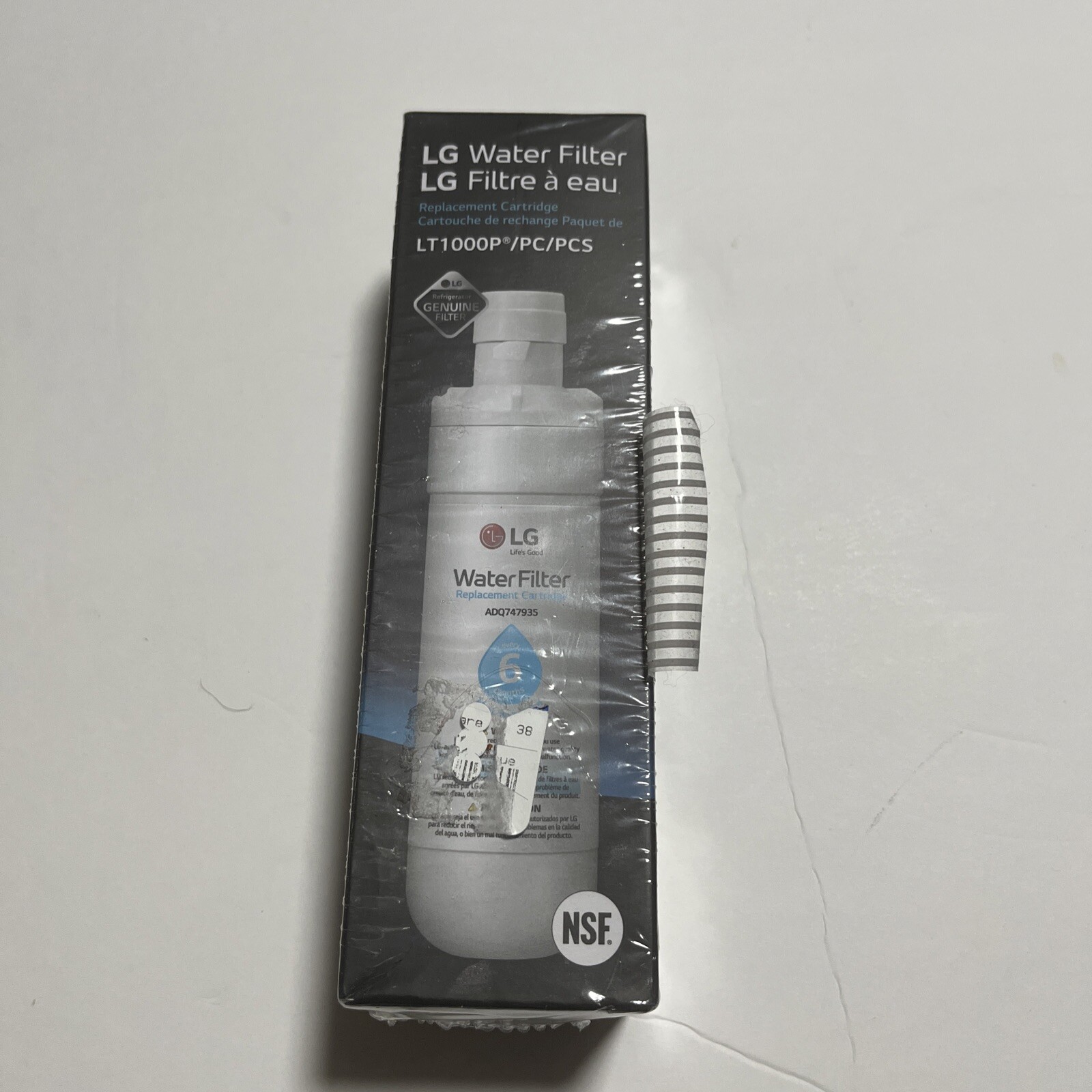 LG Water Filter Replacement Cartridge LT1000P/PC/PCS New Factory Sealed 