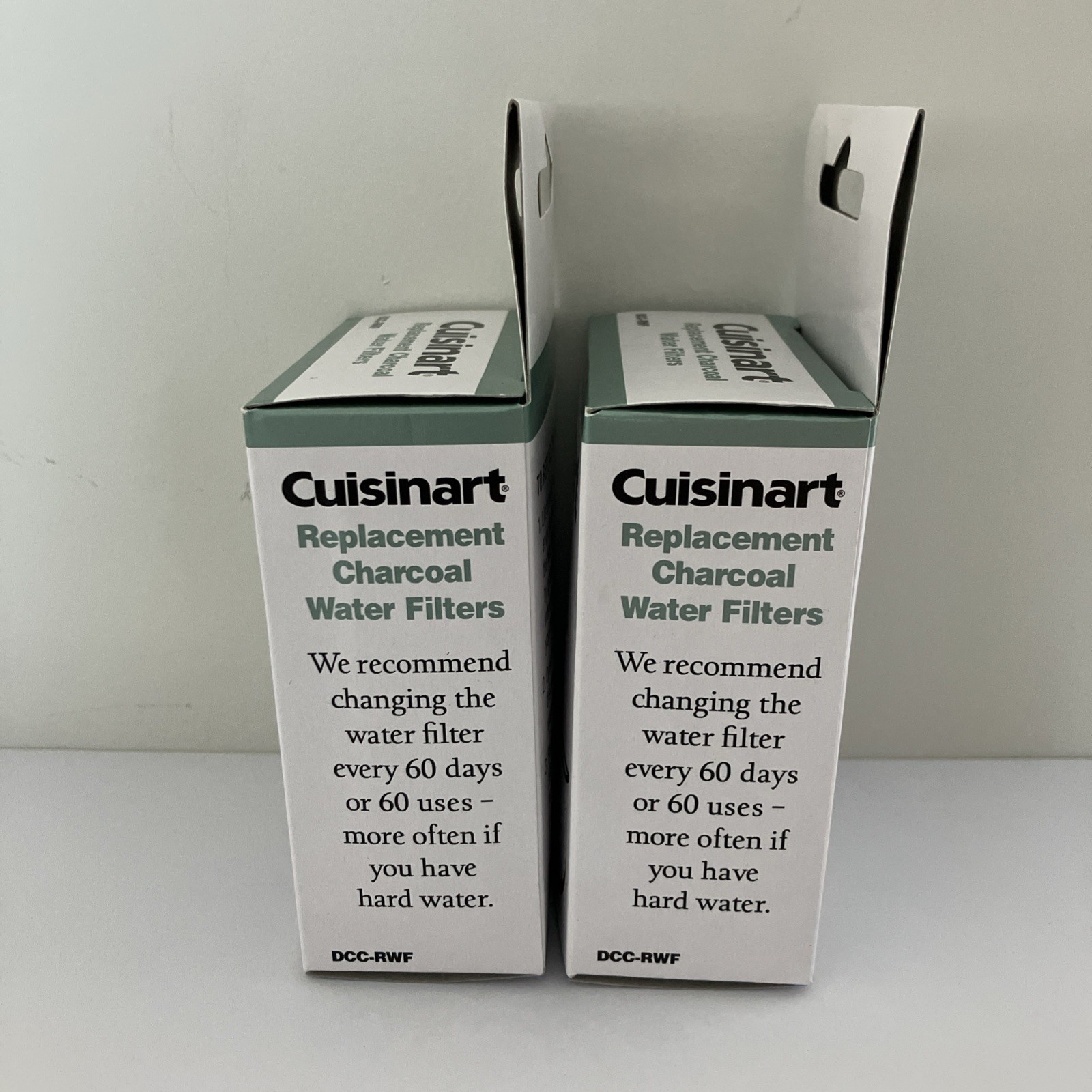 LOT OF 2 PACKS Cuisinart Replacement Charcoal Water Filters 2 per box = 4 total
