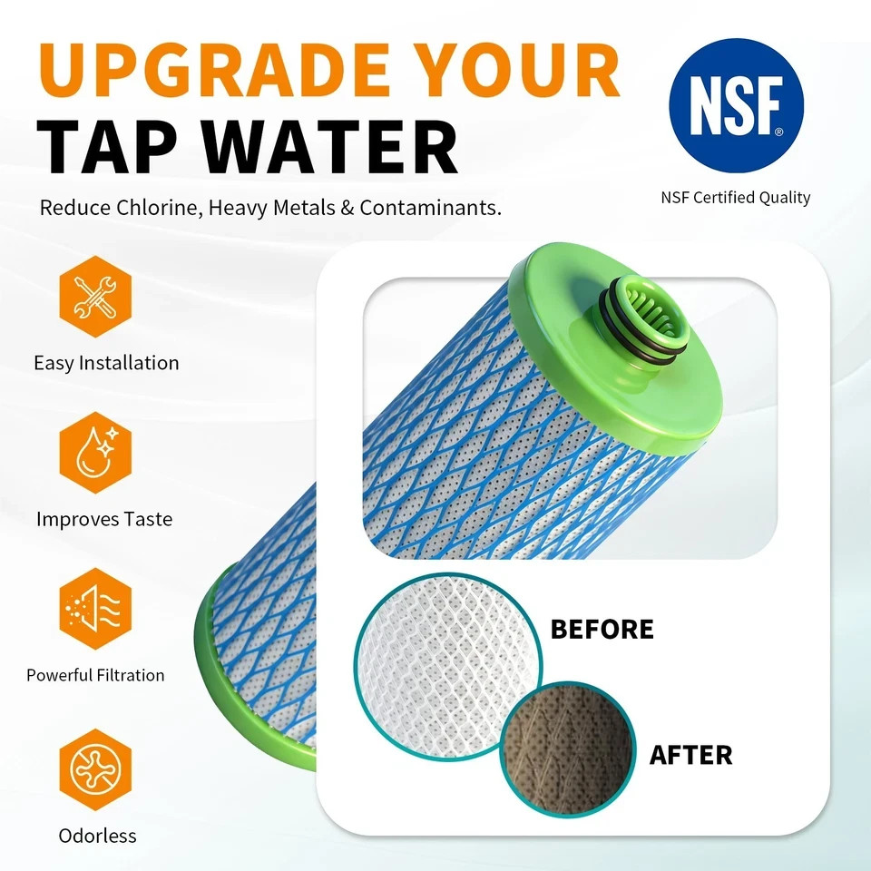2-Stage Replacement Filters Compatible with A O Smith AO-US-200-R 4PCS