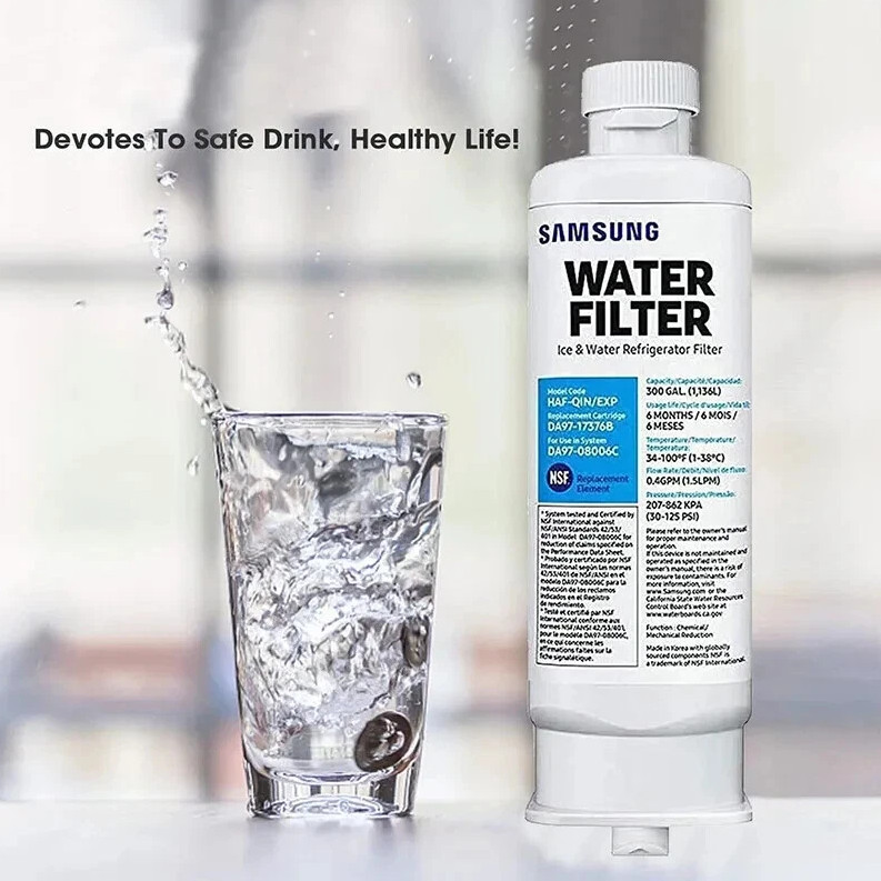 NEW 1 PACK Genuine Samsung DA97-17376B HAF-QIN/EXP REFRIGERATOR Water Filter