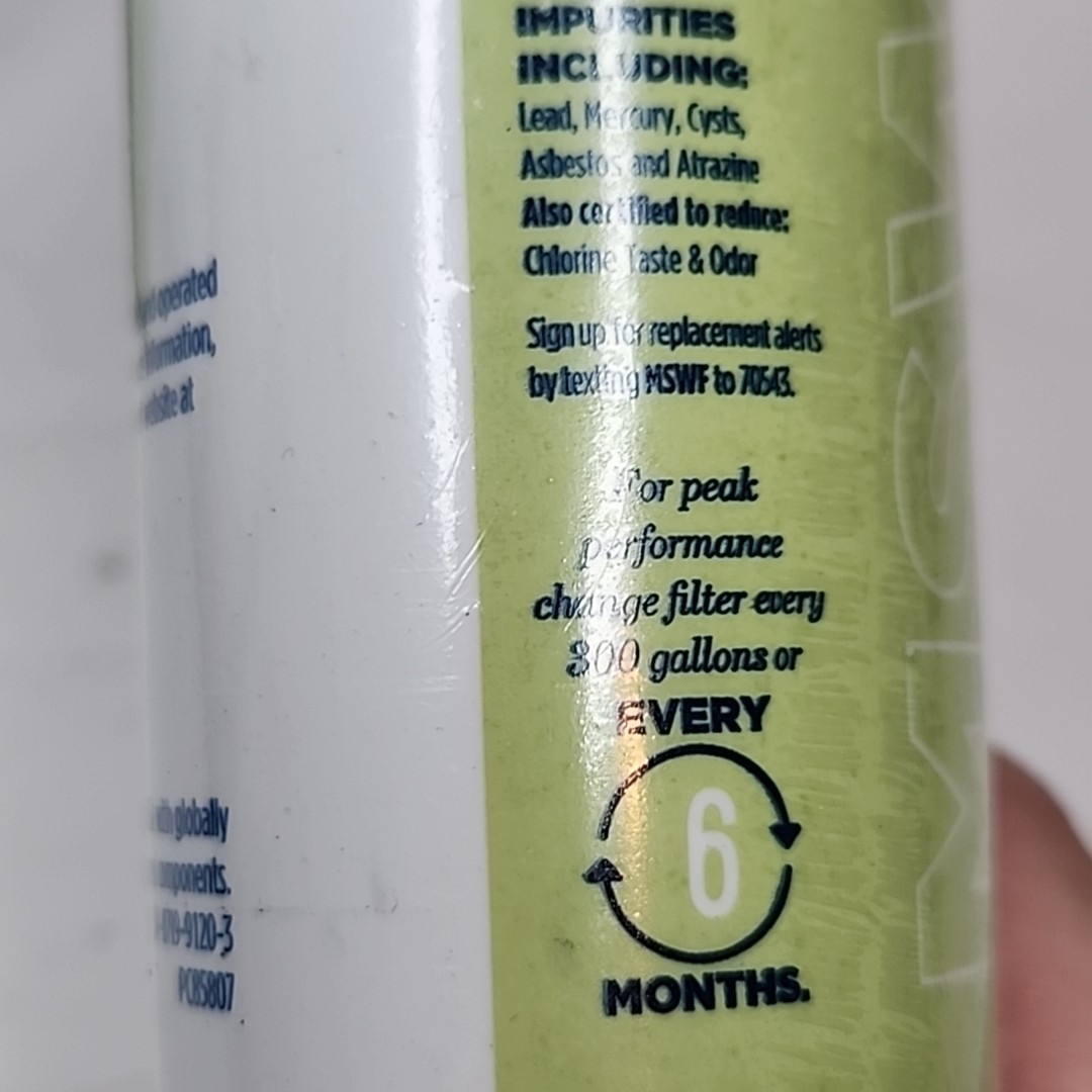 1 PACK GE MSWF SmartWater Refrigerator Replacement Water Filter New, USA
