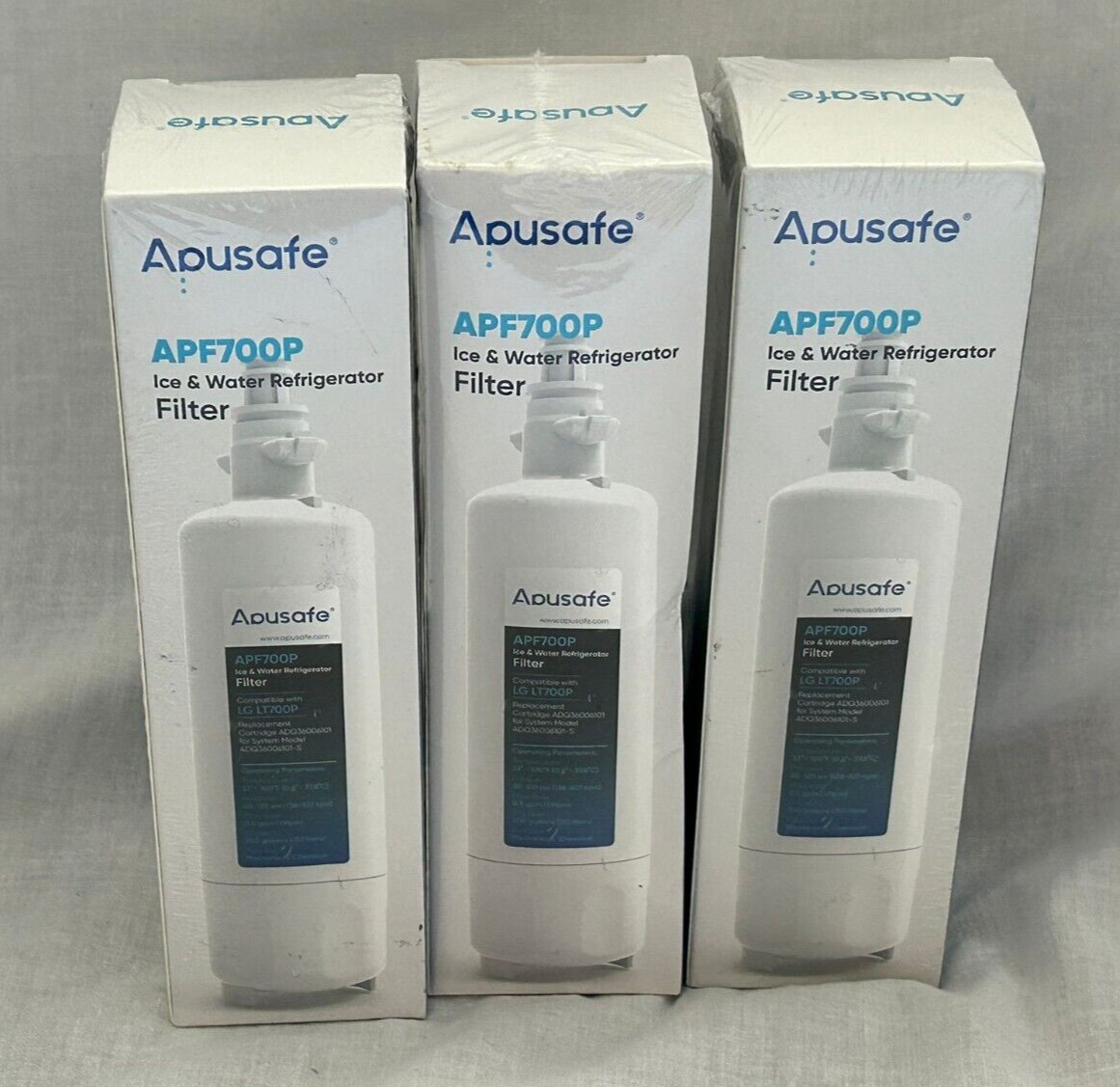 Apusafe Ice & Water Refrigerator Filter APF700P /Compatible with LG LT700P 3PACK