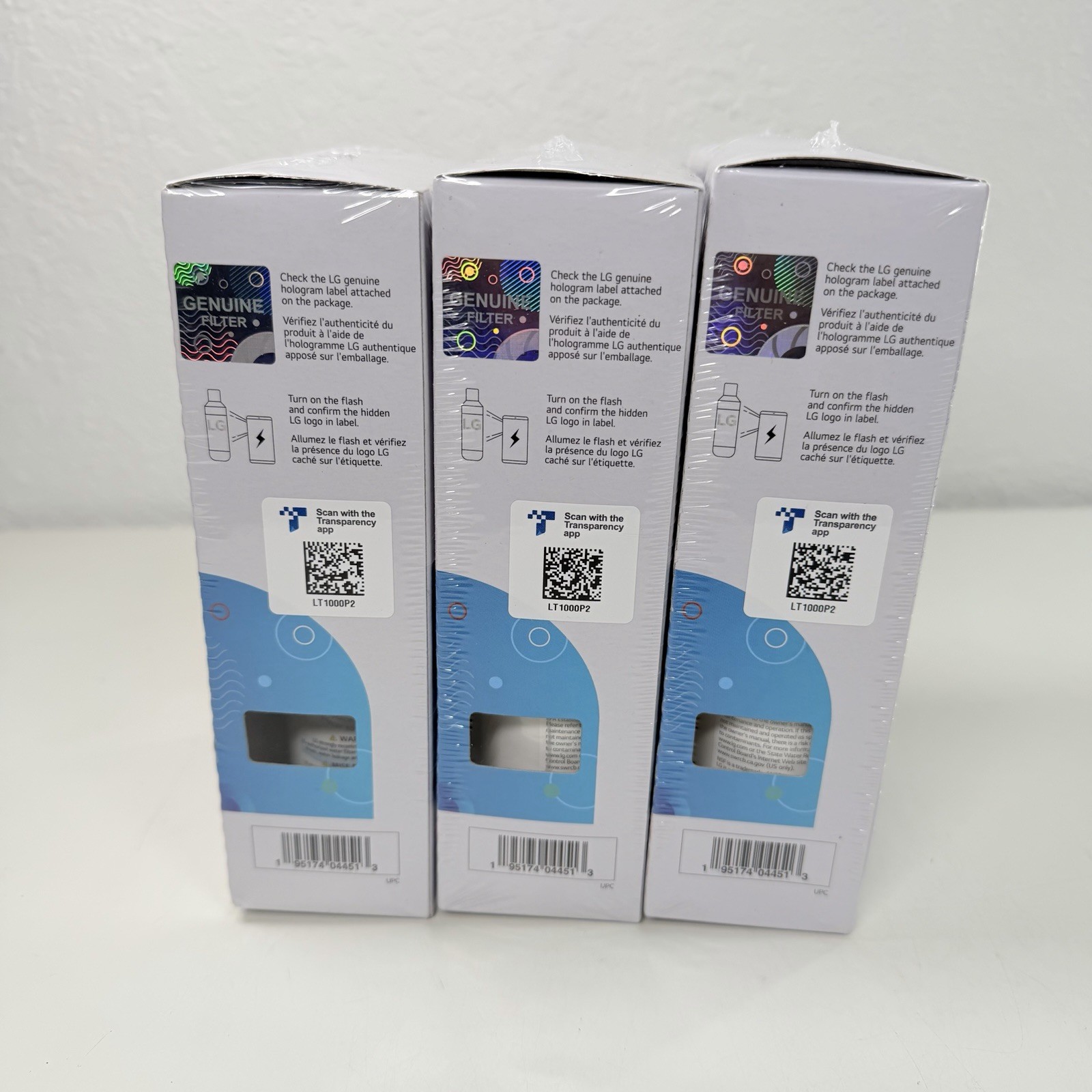 6 pack Genuine LG LT1000P2 Refrigerator Water Filter ADQ747935 **NEW SEALED**