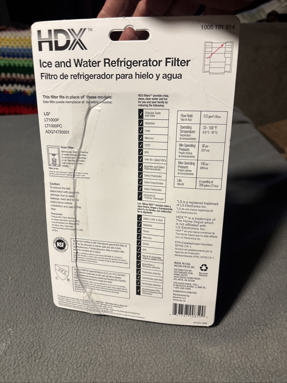 Replacement for LG Model LT1000P (2-Pack) HDX Brand FML-5