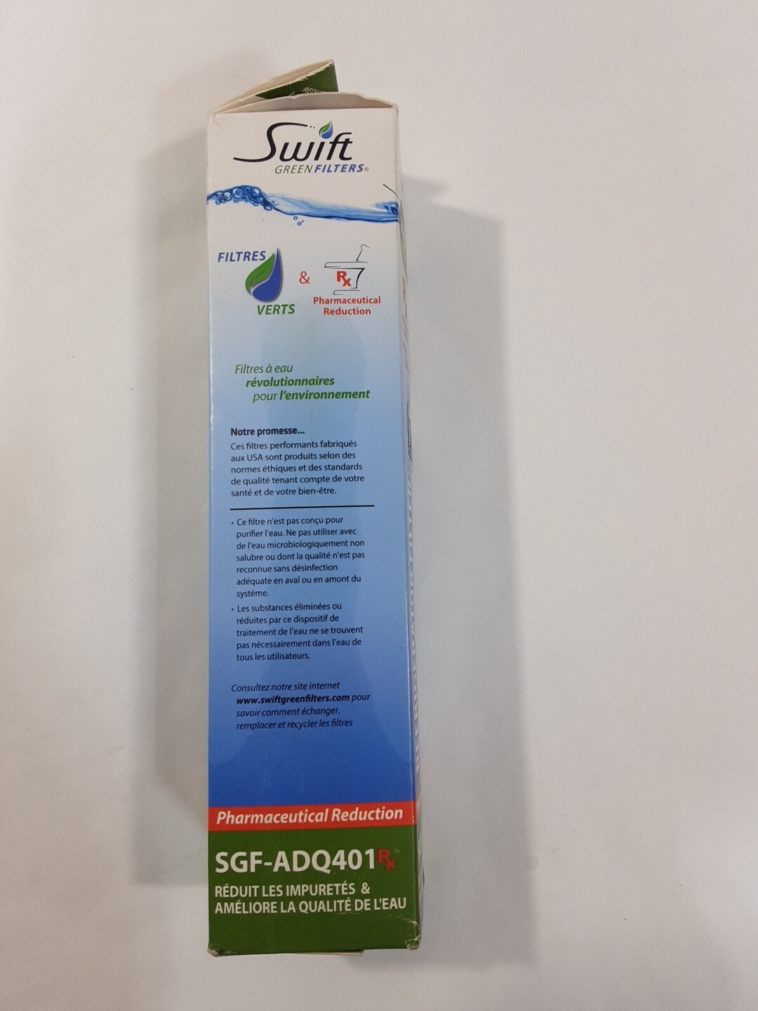 Swift Green SGF-ADQ401 Rx Replacement refrigerator Water Filter New