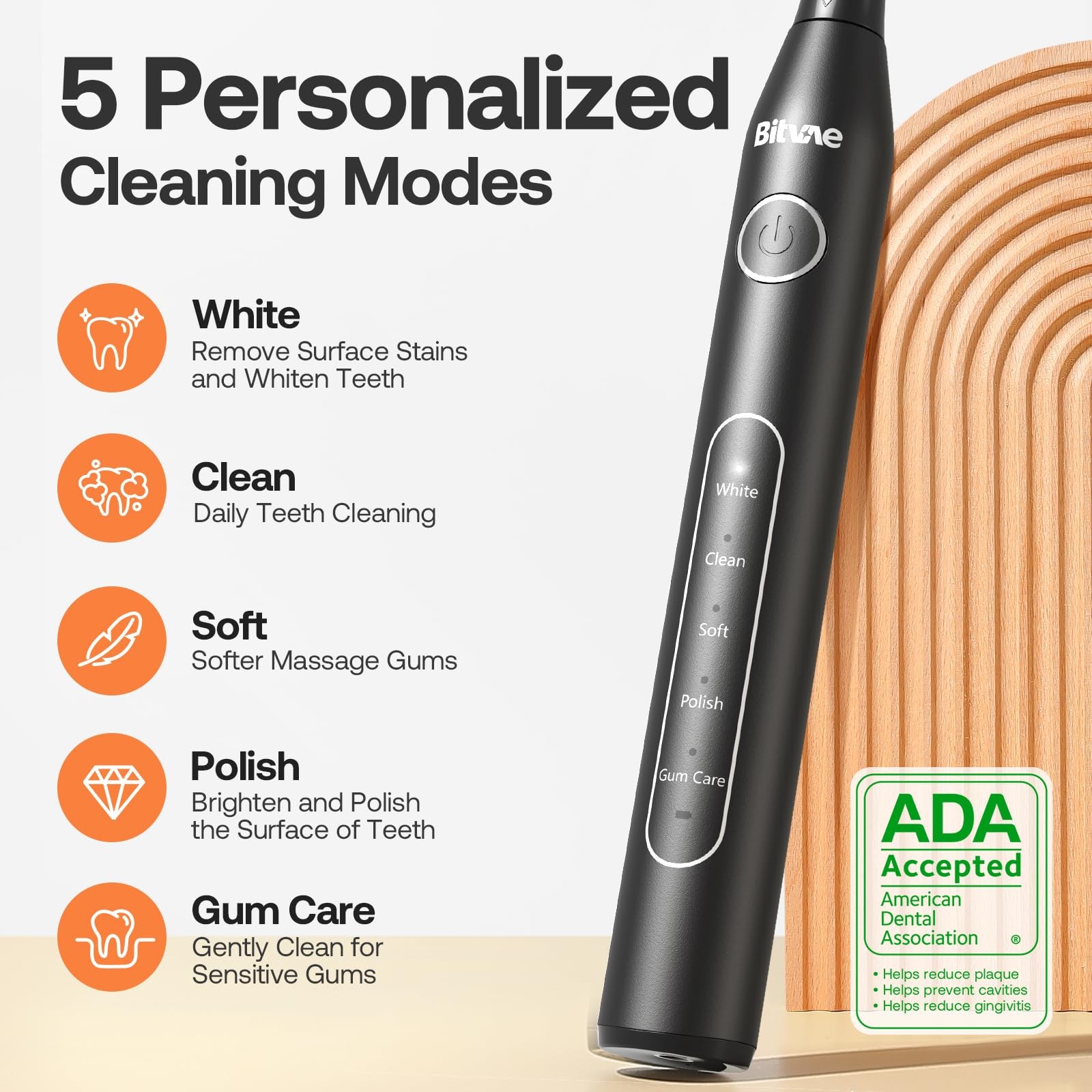Water Flosser and Electric Toothbrush Combo – Cordless Sonic, Coal Black
