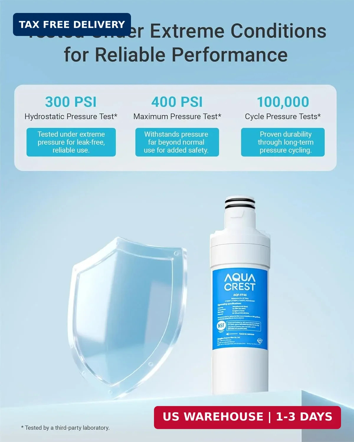 AQUA CREST LT1000PC ADQ747935 Replacement for LG® LT1000P®/PC/PCS ThinQ® Refrige