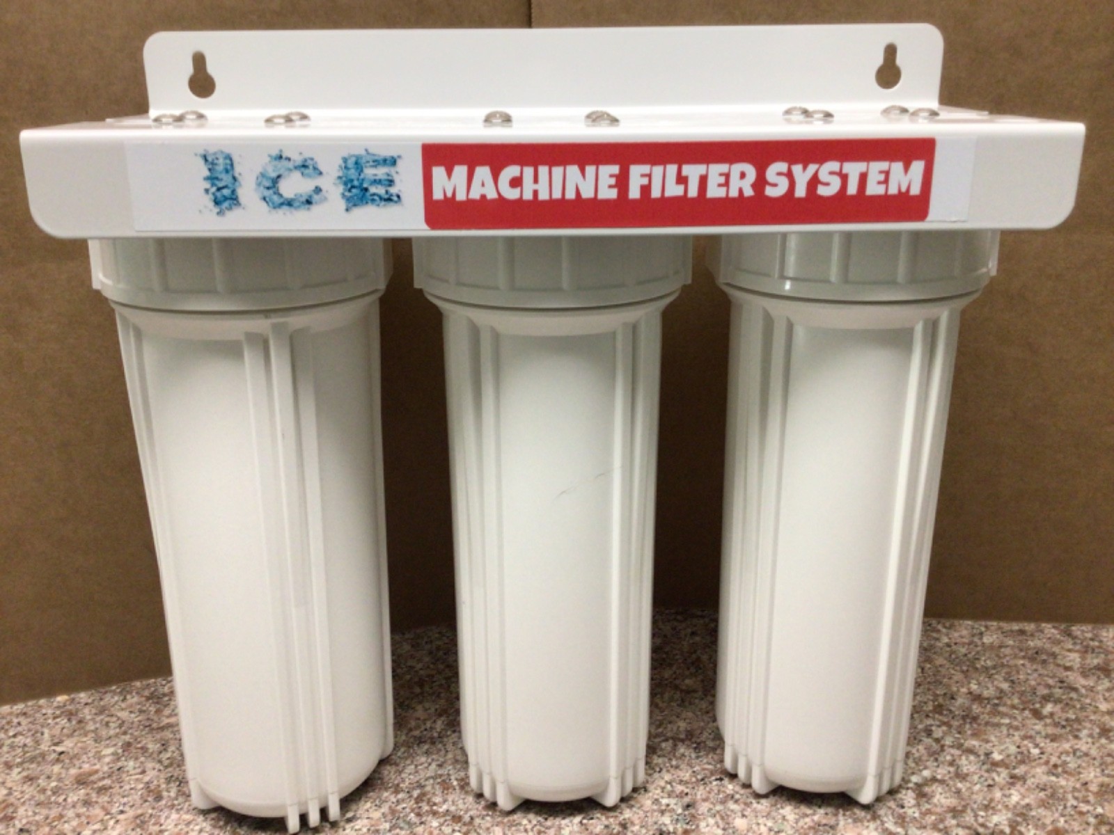 Ice Machine Water Filter Kit Sediment, Carbon, & Resin 3/8 Waterline & Fittings