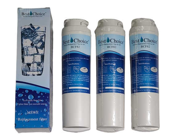 Best Choice BCF82 Fits GE MSWF Refrigerator Water Filter NEW 3 PK