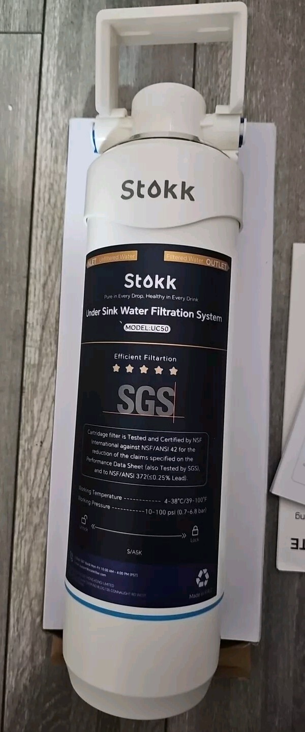 UC50 Under Sink Water Filter, Reduces Lead, Chlorine, Bad Taste & Odor, 26k Gal