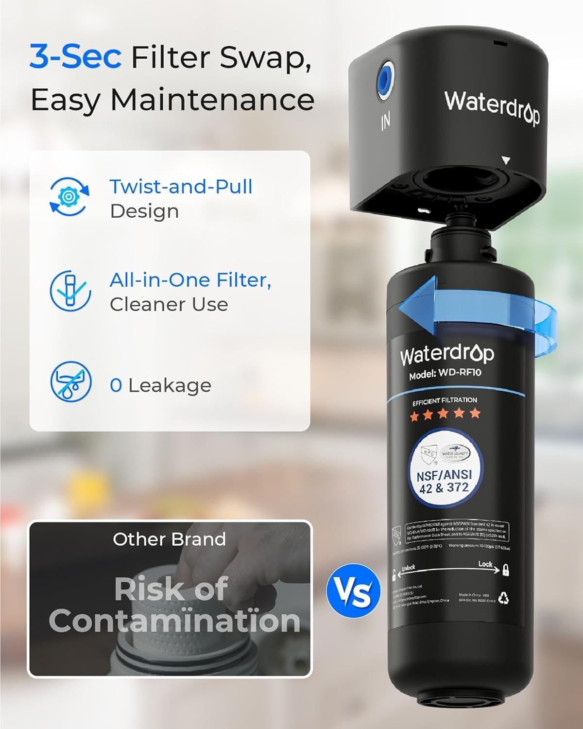 Efficient Water Filtration System Removes Impurities Retains Beneficial Minerals