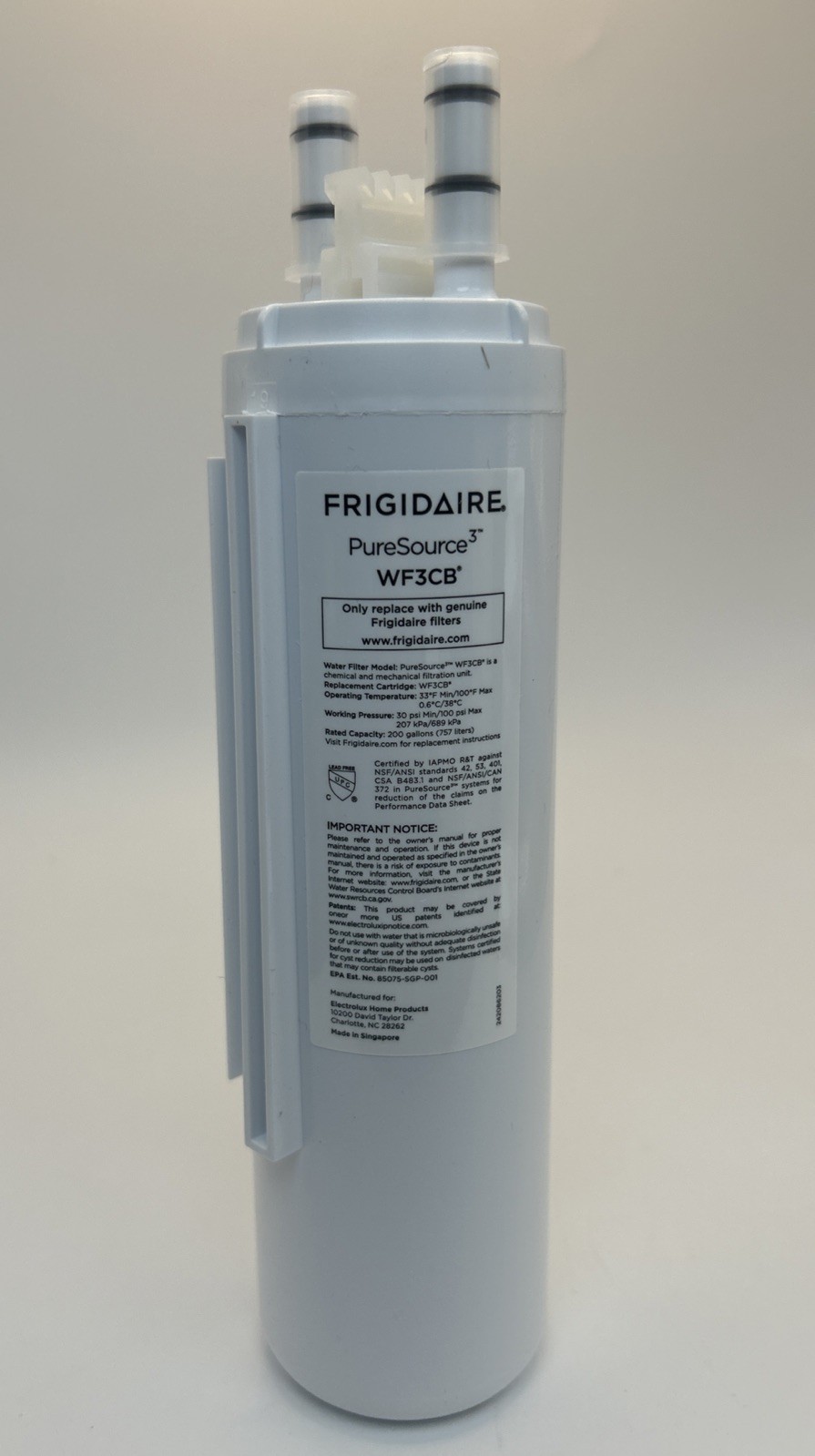 Frigidaire WF3CB Puresource 3 Refrigerator Water Filter NEW OPEN BOX!!