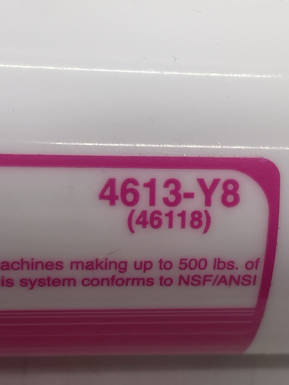 Nu-Calgon 4613-Y8 Micro-Plus 8 Ice Machine Chlorine Reducing Filter NEW UNSEALED