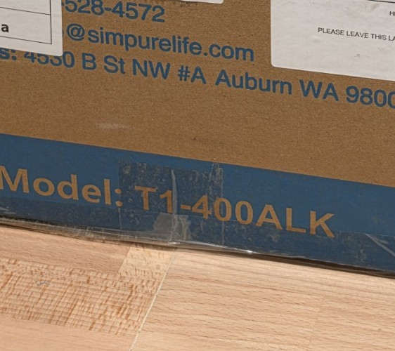 SimPure T1-400ALK Undersink Tankless RO System w/Remineralization – NIB