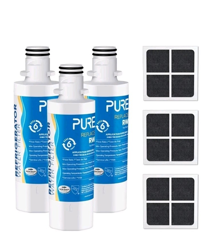 PUREPLUS RWF4700AC Fit for LG LT1000P LT1000 LT1000PC & Air Filter 3 Pack 💧