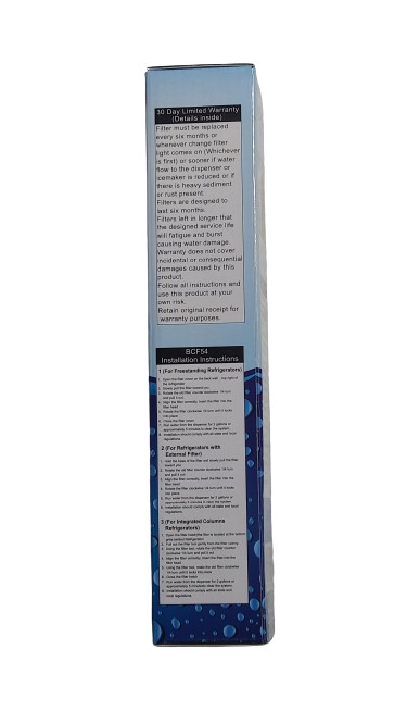 Best Choice BCF54 Fisher & Paykel 847200 Compatable Water Filter 1PK